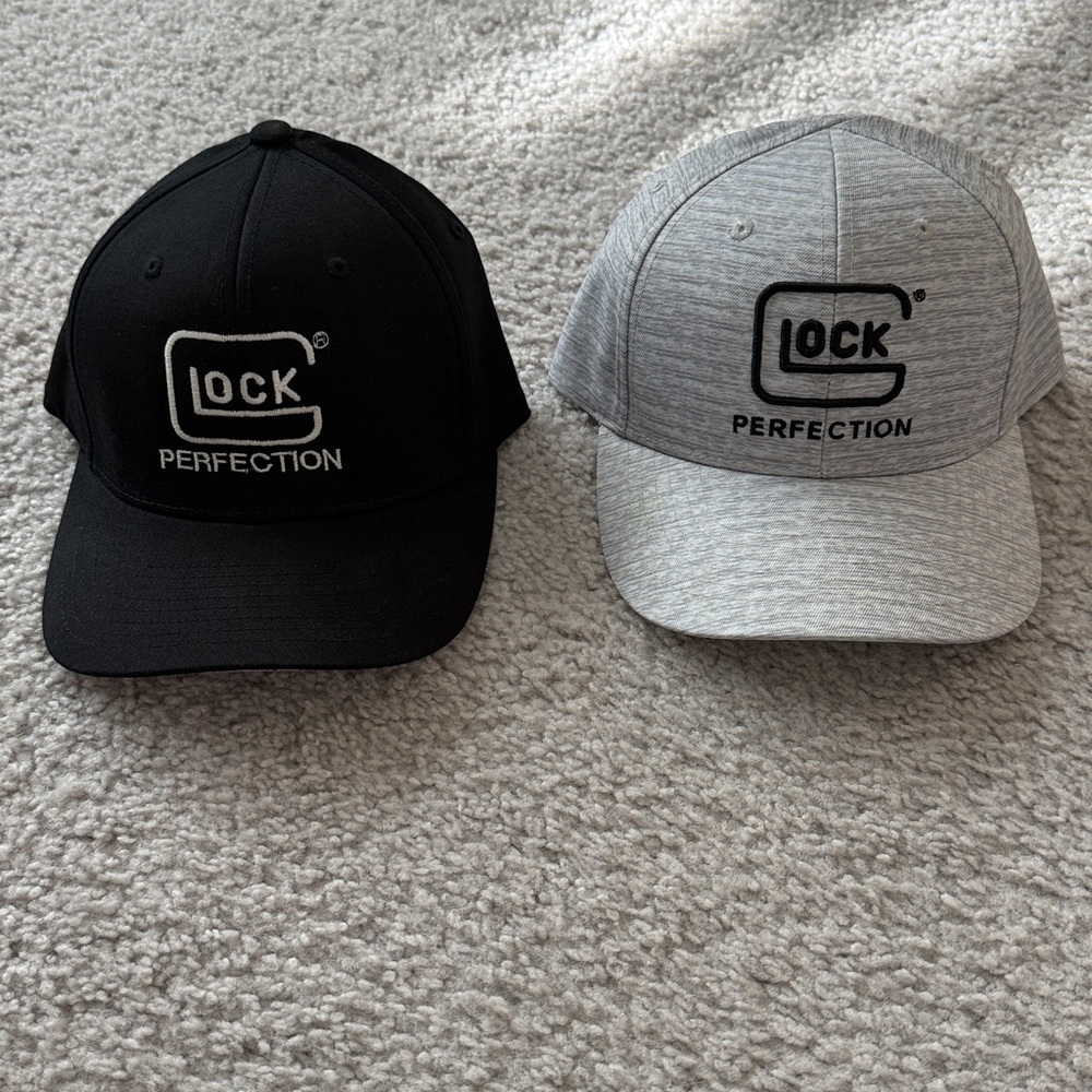 GLOCK Perfection Black and Gray Caps